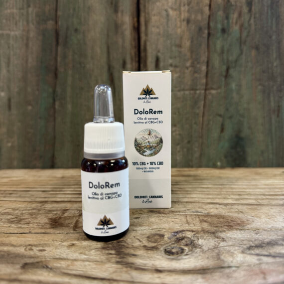 DOLOREM - OLIO CBG 10% + CBD 10% - LE ZIUDE