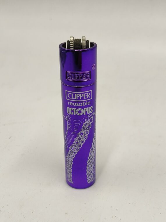 CLIPPER METAL LARGE OCTOPUS - VIOLET