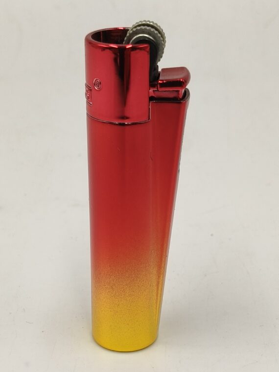 CLIPPER METAL LARGE ICY COLORS - RED AND YELLOW