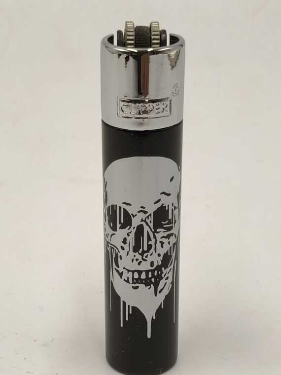 CLIPPER METAL LARGE SKULL - SILVER
